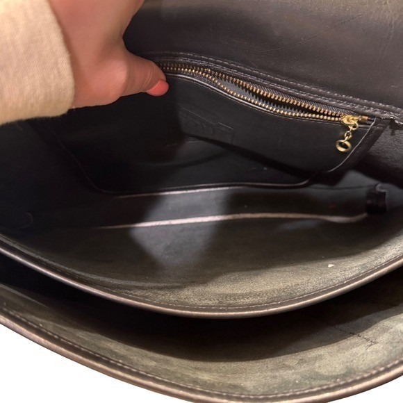 Vintage Coach Vantage 90s Black Leather Briefcase Rare Style 5274 NYC - Picture 11 of 16